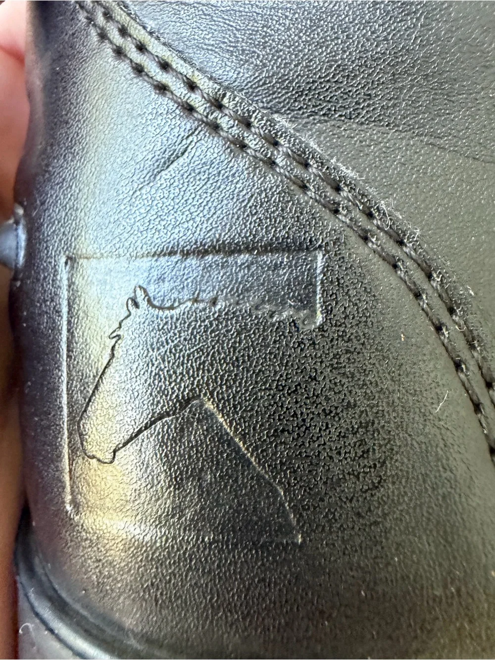 RIDING Sport BY DOVER SADDLERY Black Zipped Front leather Boots SIZE 6 Preowned